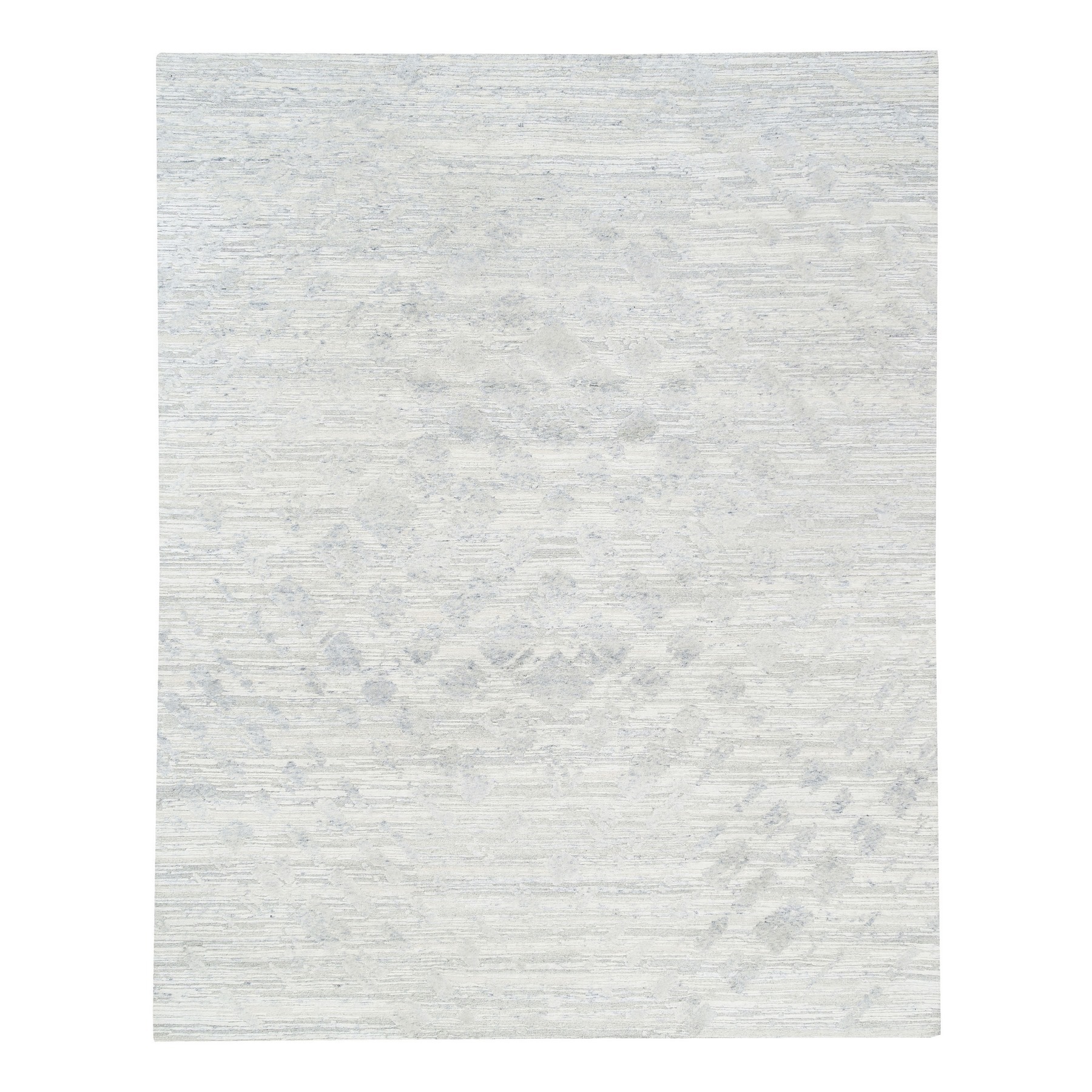 Modern & Contemporary Wool Hand-Knotted Area Rug 8'0